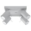 Ceiling Lamp Ring 4 Grey Cluster Ceiling Lights Great Lighting UK Ltd