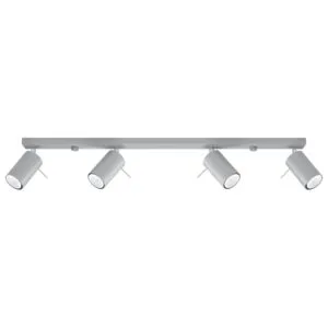 Ring Four Light Grey Kitchen Spotlight Bar 4 Light Spotlights Great Lighting UK Ltd