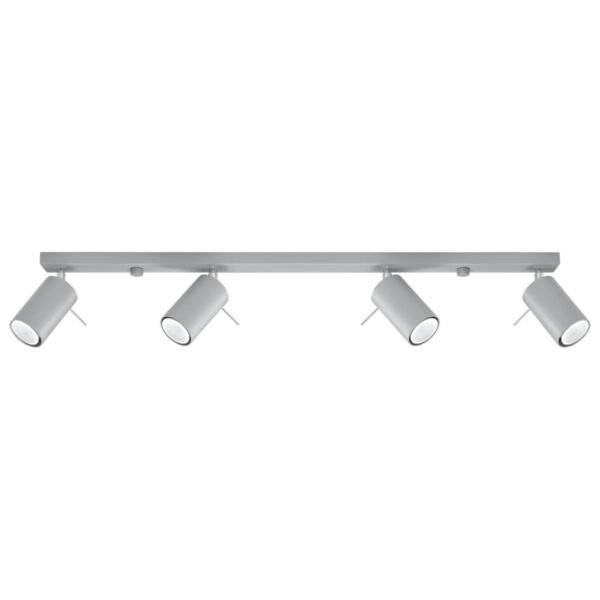 Ceiling Lamp Ring 4l Grey Modern Ceiling Lights Great Lighting UK Ltd