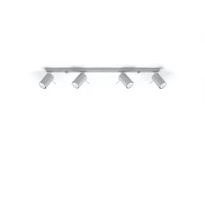 Ring Four Light Grey Kitchen Spotlight Bar 4 Light Spotlights Great Lighting UK Ltd
