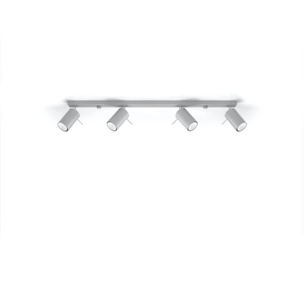 Ceiling Lamp Ring 4l Grey Modern Ceiling Lights Great Lighting UK Ltd