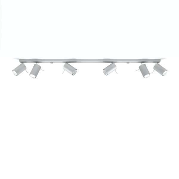 Ceiling Lamp Ring 6l Grey Modern Ceiling Lights Great Lighting UK Ltd