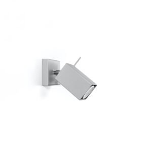 Wall Lamp Merida Single Light Grey Modern Kitchen Wall Lights Great Lighting UK Ltd