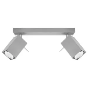 Merida 2-Light Ceiling Bar - Grey 2 Light Spotlight Great Lighting UK Ltd