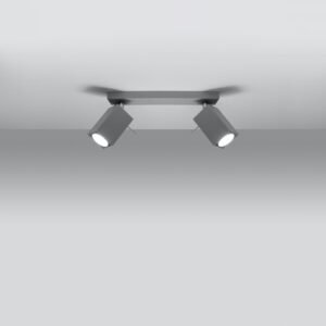 Ceiling Lamp Merida 2 Grey Track Lighting Great Lighting UK Ltd