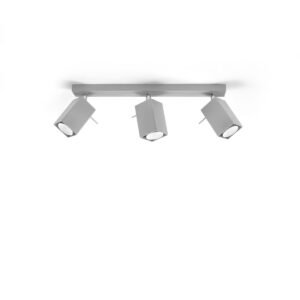 Ceiling Lamp Merida 3 Grey Track Lighting Great Lighting UK Ltd