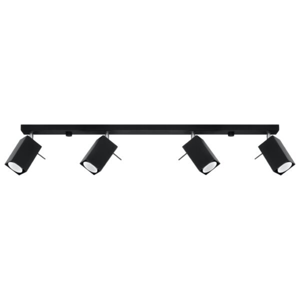 Ceiling Lamp Merida 4l Black Modern Ceiling Lights Great Lighting UK Ltd