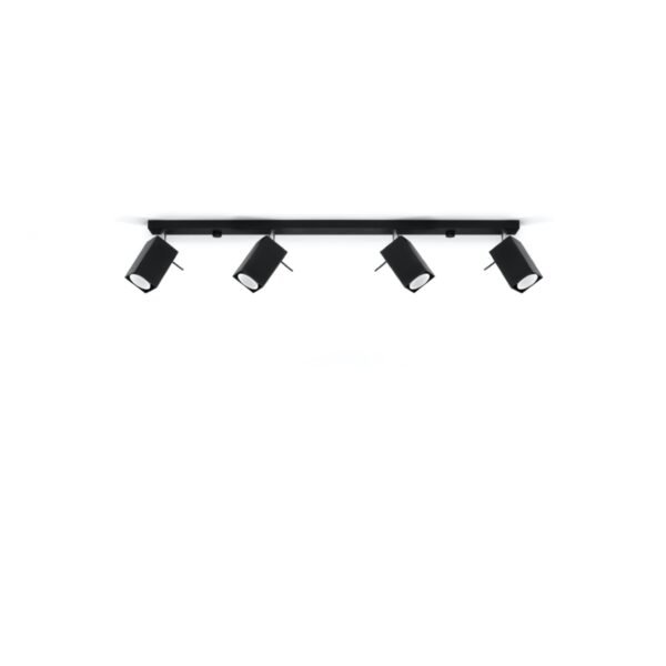 Ceiling Lamp Merida 4l Black Modern Ceiling Lights Great Lighting UK Ltd