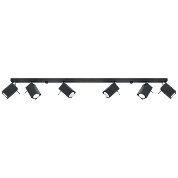 Ceiling Lamp Merida 6l Black Modern Ceiling Lights Great Lighting UK Ltd