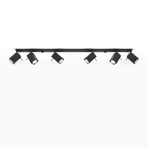 Ceiling Lamp Merida 6l Black Track Lighting Great Lighting UK Ltd