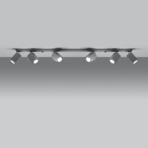 Ceiling Lamp Merida 6l Grey Track Lighting Great Lighting UK Ltd