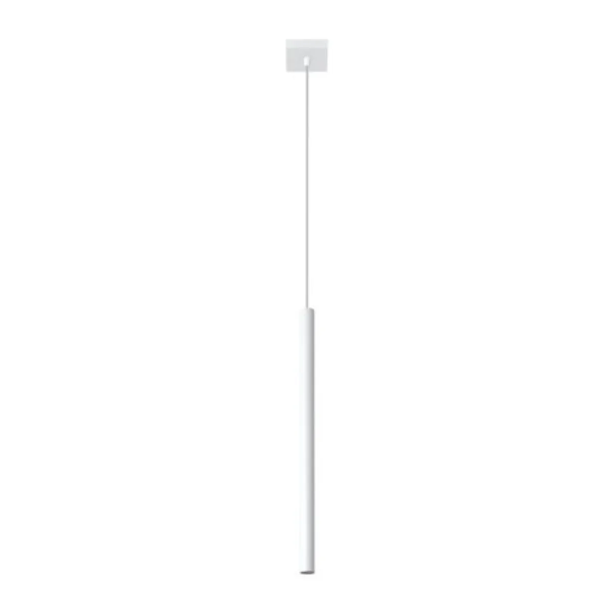 Pastelo Pendant Light - Single / White Bedroom Cylinder Pendants Great Lighting UK Ltd
