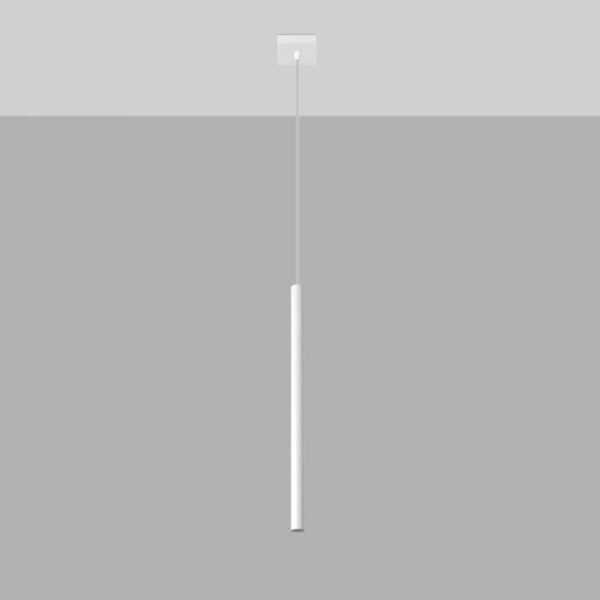 Pendant Lamp Pastelo 1 White Modern Pendant Lights Great Lighting UK Ltd