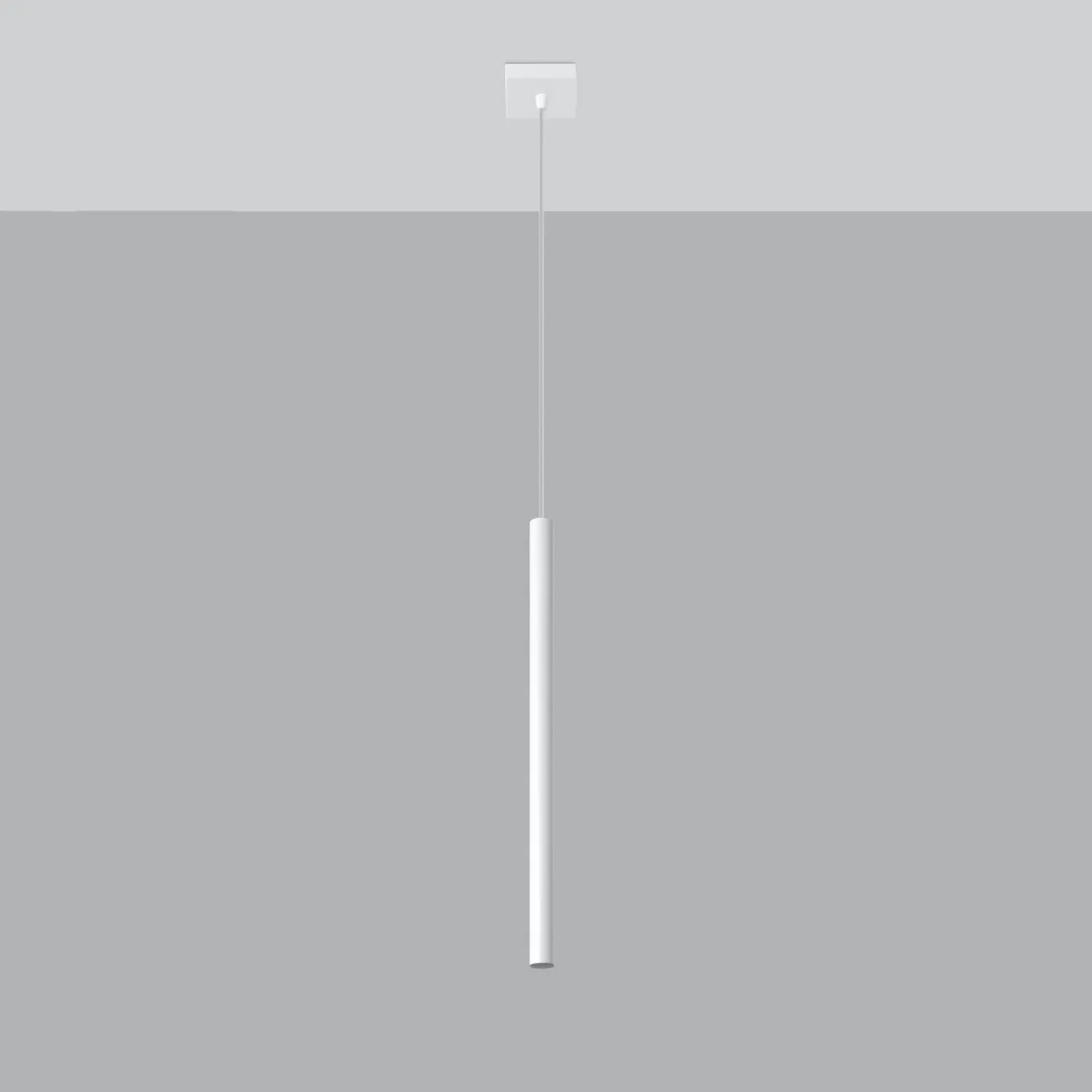 Pastelo Pendant Light - Single / White Bedroom Cylinder Pendants Great Lighting UK Ltd