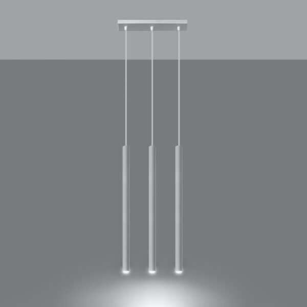 Pendant Lamp Pastelo 3 White Modern Pendant Lights Great Lighting UK Ltd