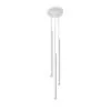 Pastelo 3-Light Cluster Pendant - White Cylinder & Pendant Clusters Great Lighting UK Ltd