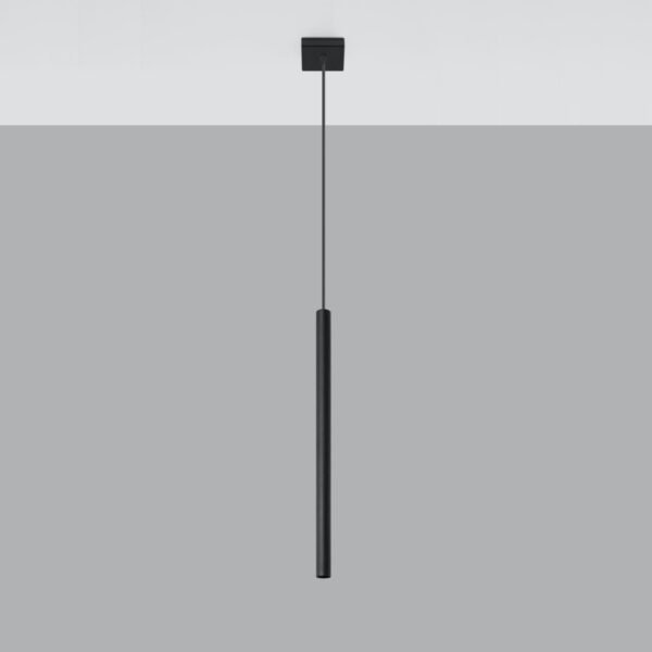 Pendant Lamp Pastelo 1 Black Single Pendants Great Lighting UK Ltd