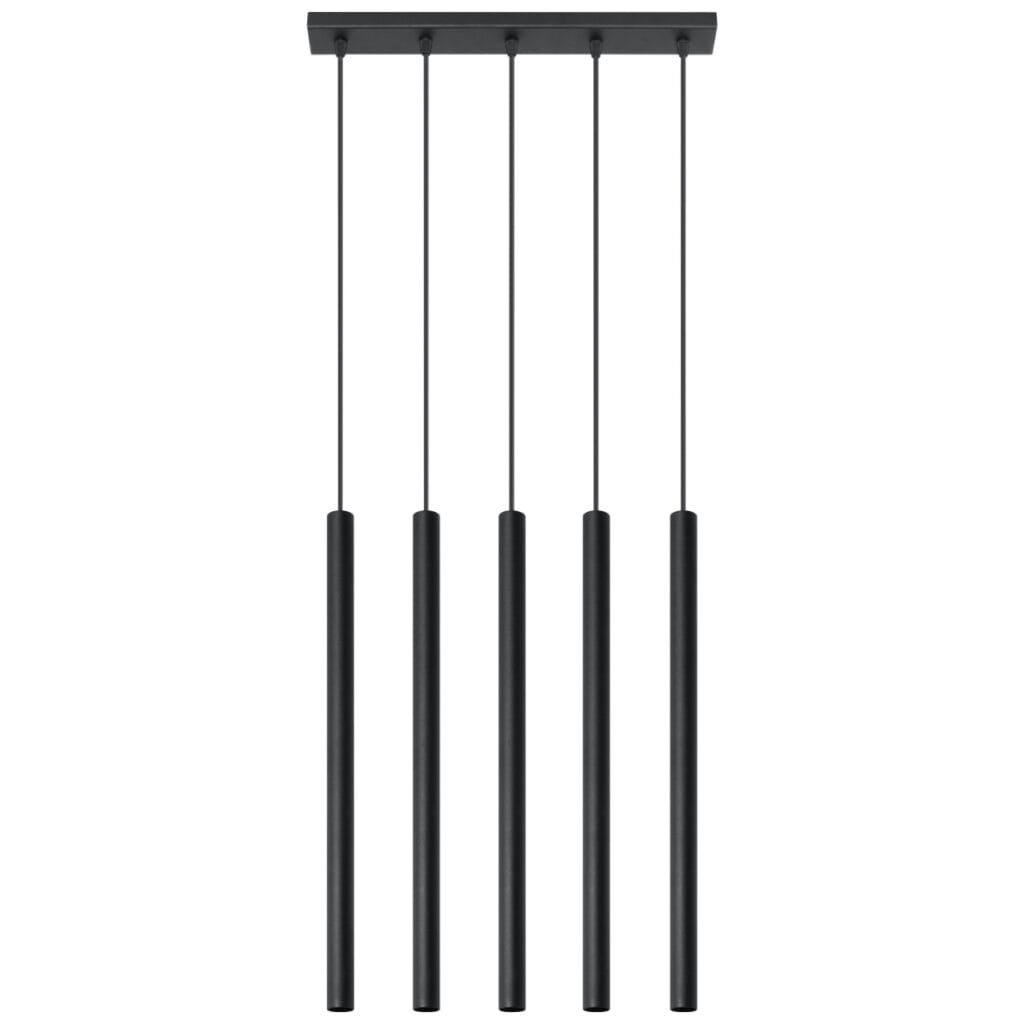 Pastelo 5-Light Linear Pendant - Black