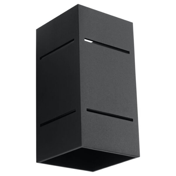 Wall Lamp Blocco Black Modern Indoor Wall Lights Great Lighting UK Ltd