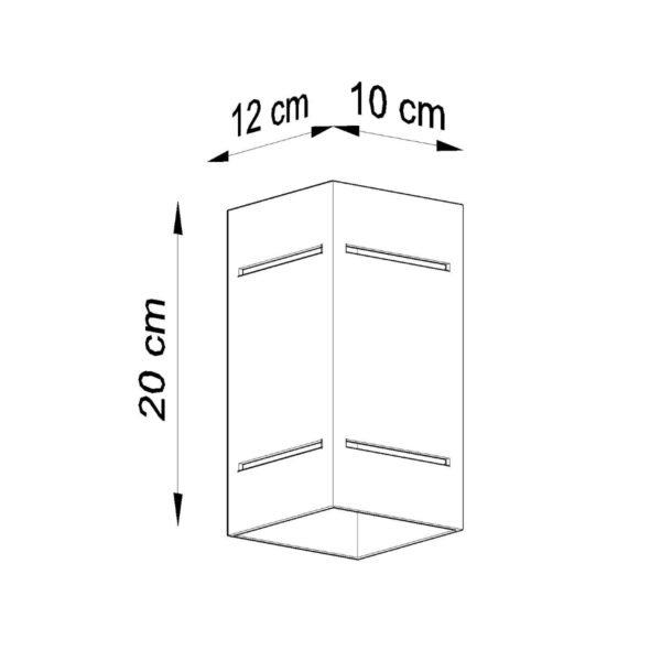 Wall Lamp Blocco Black Modern Indoor Wall Lights Great Lighting UK Ltd