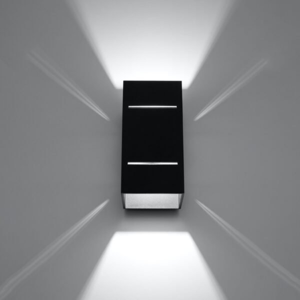 Wall Lamp Blocco Black Modern Indoor Wall Lights Great Lighting UK Ltd