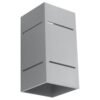 Wall Lamp Blocco Grey Single Wall Lights Great Lighting UK Ltd