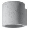 Wall Lamp Orbis Concrete Single Wall Lights Great Lighting UK Ltd