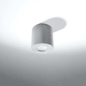 Ceiling Lamp Orbis Concrete Single Ceiling Lights Great Lighting UK Ltd