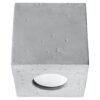 Ceiling Lamp Quad Concrete Single Ceiling Lights Great Lighting UK Ltd