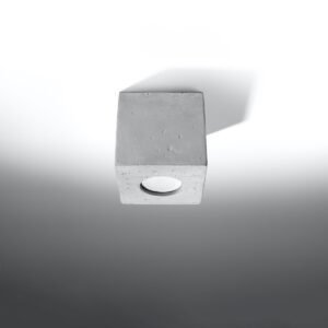 Ceiling Lamp Quad Concrete Single Ceiling Lights Great Lighting UK Ltd
