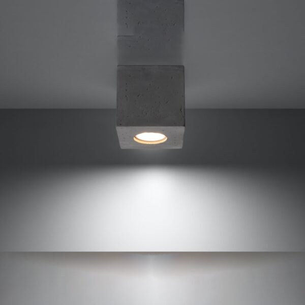 Ceiling Lamp Quad Concrete Modern Ceiling Lights Great Lighting UK Ltd