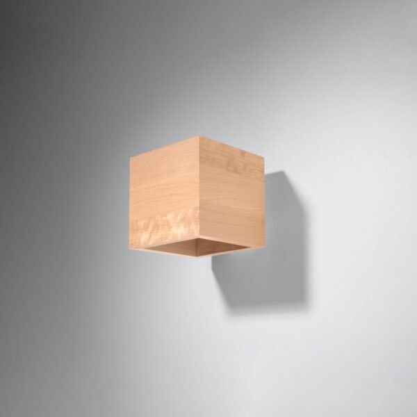 Wall Lamp Quad Natural Wood Modern Indoor Wall Lights Great Lighting UK Ltd