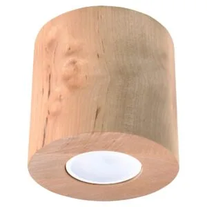 Wooden Ceiling Light Orbis Natural Wood Modern Single Ceiling Lights Great Lighting UK Ltd