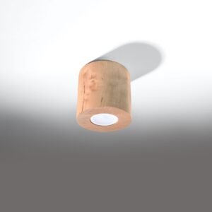 Ceiling Lamp Orbis Natural Wood Single Ceiling Lights Great Lighting UK Ltd
