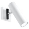 Wall Lamp Direzione White Single Wall Lights Great Lighting UK Ltd