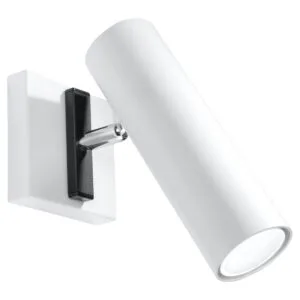 Wall Lamp Direzione White Modern Adjustable Wall Lights Great Lighting UK Ltd