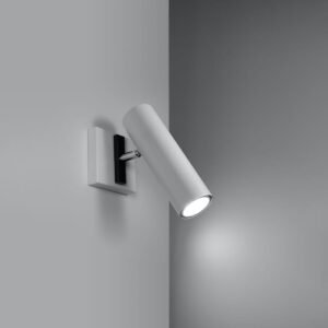 Wall Lamp Direzione White Modern Kitchen Wall Lights Great Lighting UK Ltd
