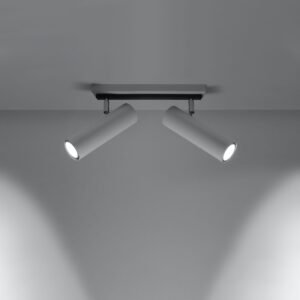 Ceiling Lamp Direzione 2 White Track Lighting Great Lighting UK Ltd