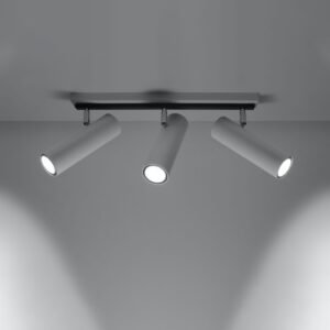 Ceiling Lamp Direzione 3 White Track Lighting Great Lighting UK Ltd