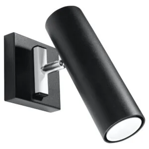 Wall Lamp Direzione Black Black Wall Lights Great Lighting UK Ltd