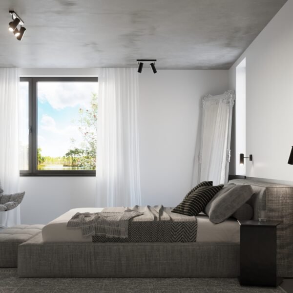 Ceiling Lamp Direzione 1 Black - Image 6