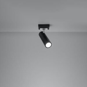 Ceiling Lamp Direzione 1 Black Single Ceiling Lights Great Lighting UK Ltd