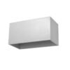 Wall Lamp Quad Maxi Grey Box Wall Lights Great Lighting UK Ltd