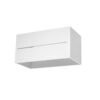 Wall Lamp Lobo Maxi White Box Wall Lights Great Lighting UK Ltd
