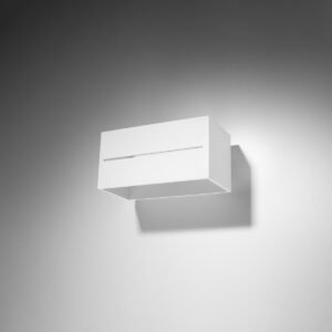 Wall Lamp Lobo Maxi White Box Wall Lights Great Lighting UK Ltd