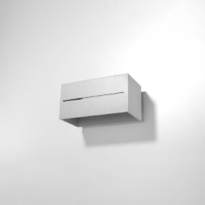 Wall Lamp Lobo Maxi Grey Box Wall Lights Great Lighting UK Ltd