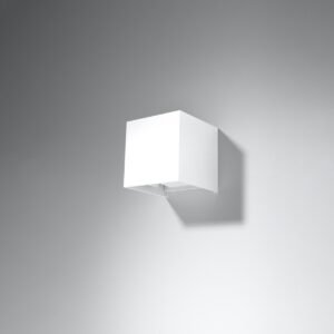 Wall Lamp Luca White Led Ip54 Single Wall Lights Great Lighting UK Ltd