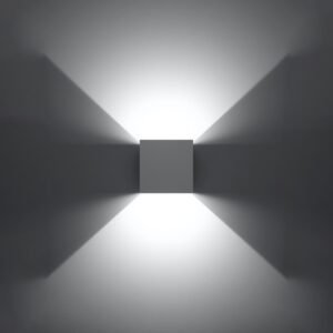 Wall Lamp Luca White Led Ip54 Single Wall Lights Great Lighting UK Ltd
