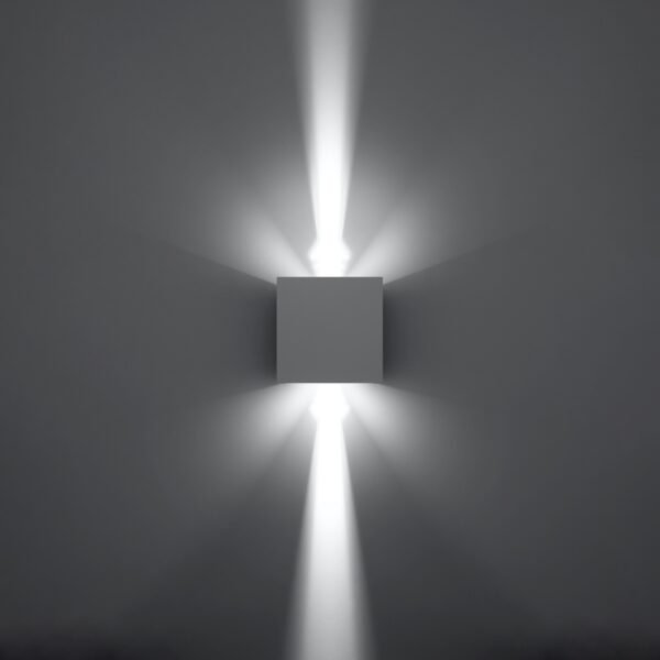 Wall Lamp Luca White Led Ip54 Modern Indoor Wall Lights Great Lighting UK Ltd