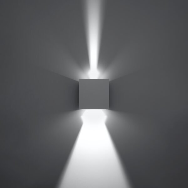 Wall Lamp Luca White Led Ip54 Modern Indoor Wall Lights Great Lighting UK Ltd